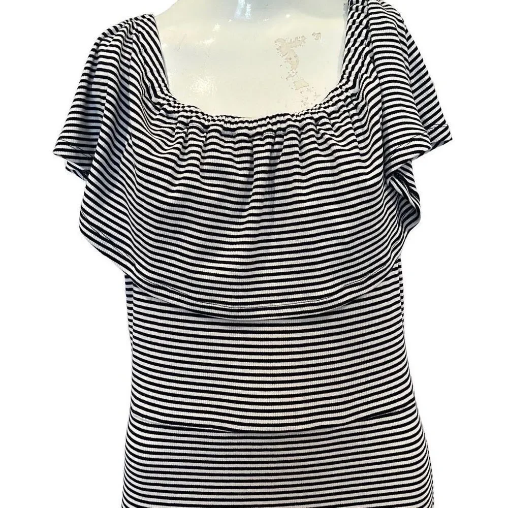 Michael Kors Off the shoulder MIDI dress Sz.M NWT